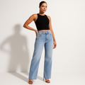 Aline - Pantalones vaqueros de cintura media