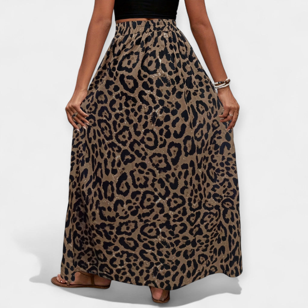 Sofía - Falda Midi Leopardo