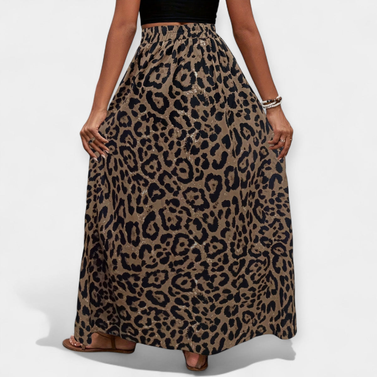 Sofía - Falda Midi Leopardo