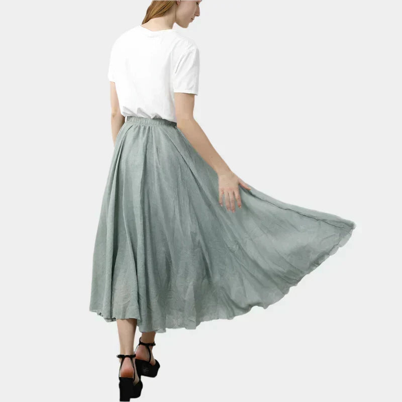 Matilde - Falda elegante con cintura alta
