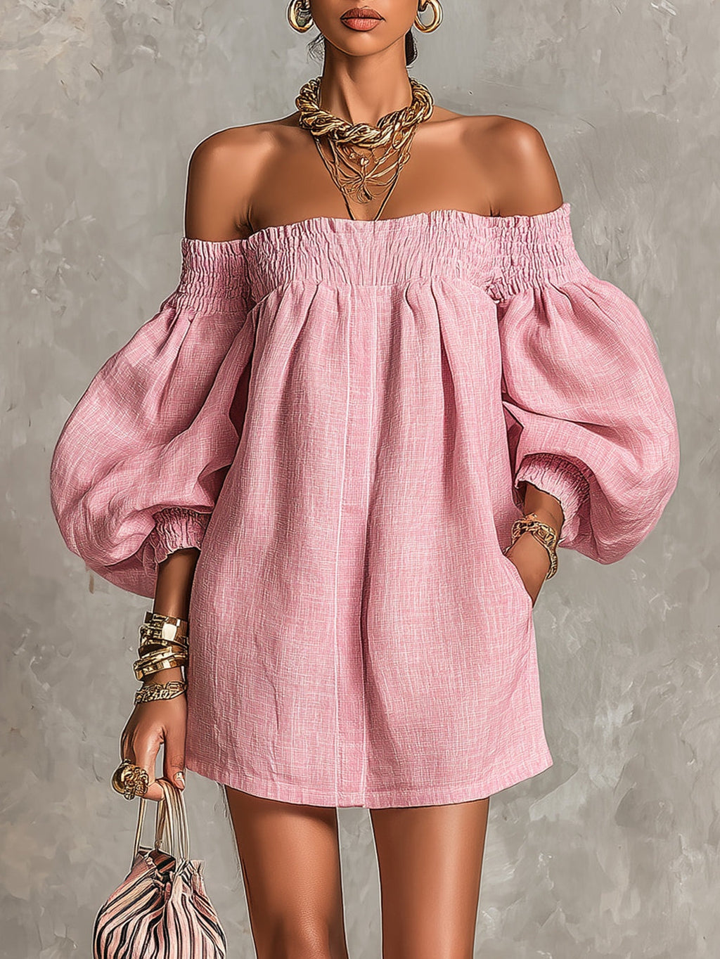 Mini vestido | violeta