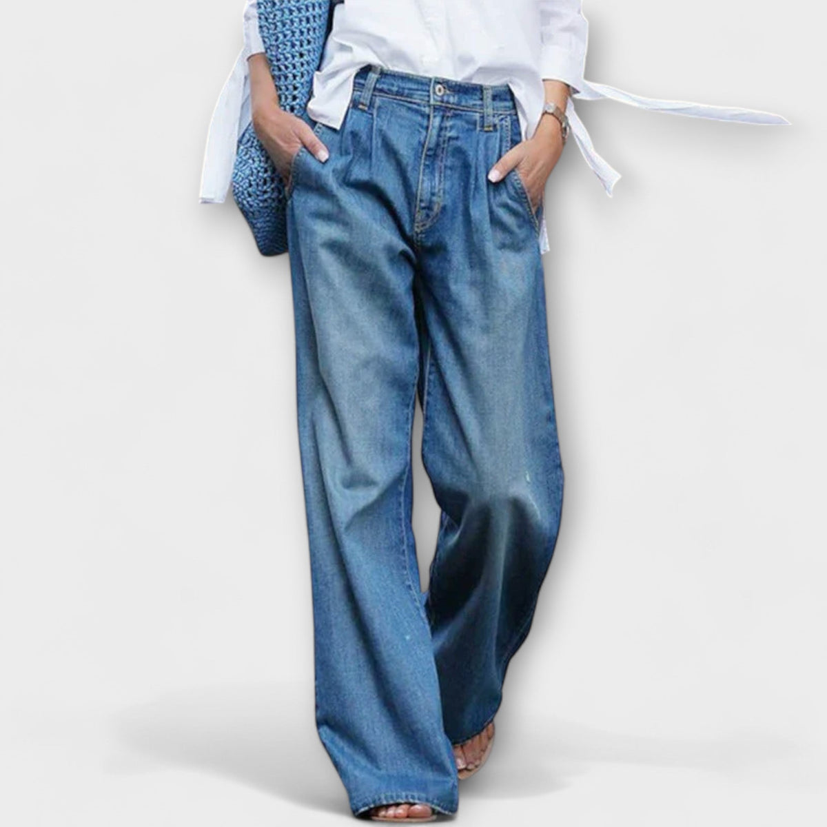 Patrícia - Pantalón de pierna ancha