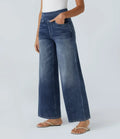 Eva - Pantalones de Cintura Alta Elásticos