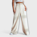 Iara - Pantalón de Cintura Alta con Piernas Anchas